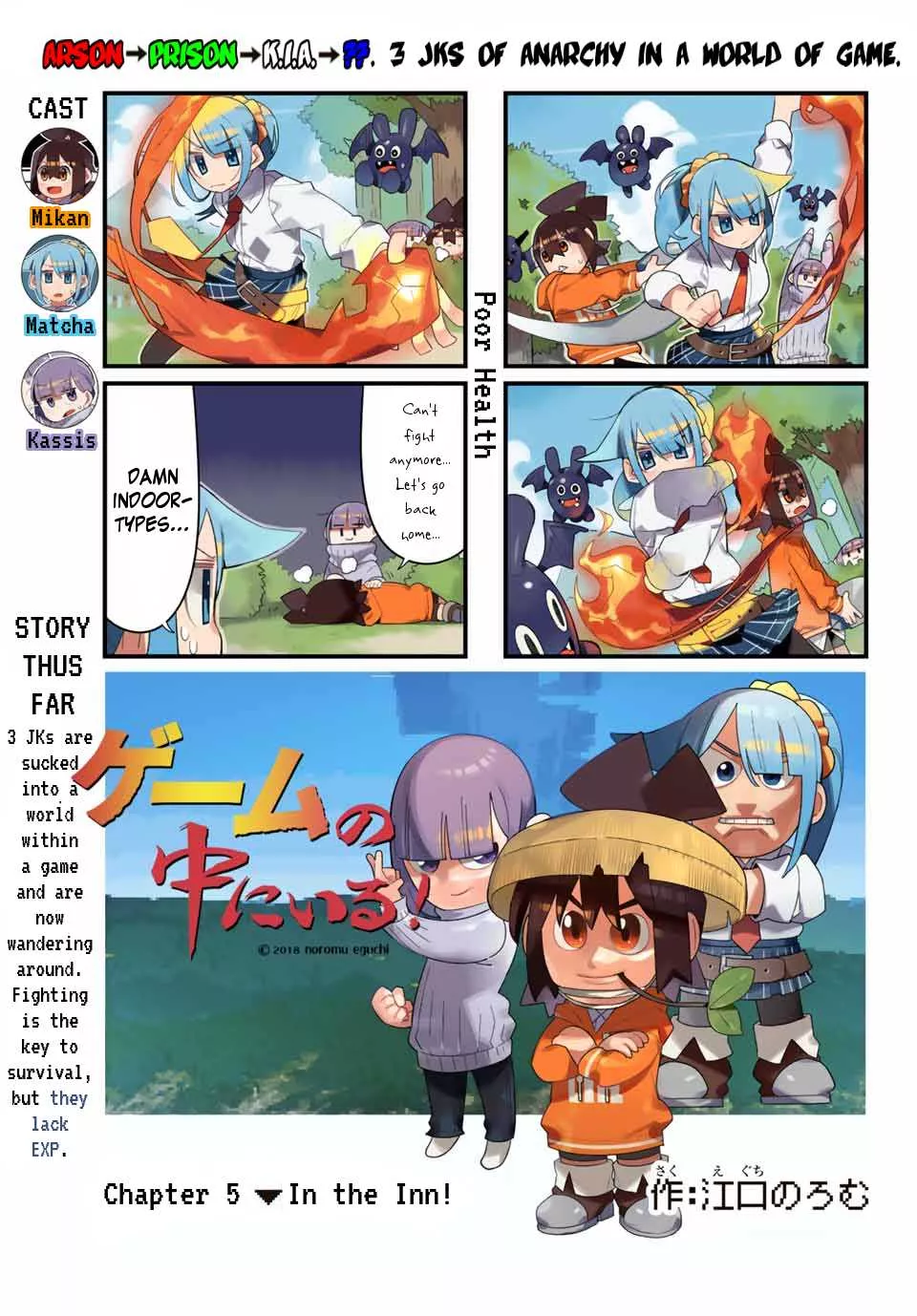 Read Game no Naka ni Iru! Chapter 5 - In the Inn! Online