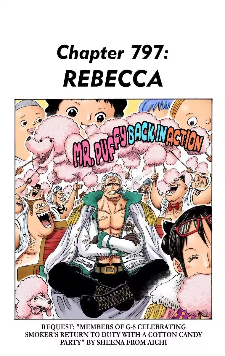 Read One Piece Chapter 797 - Rebecca Online