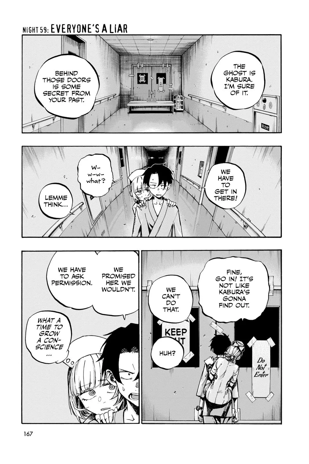 Read Yofukashi no Uta Chapter 59 Online