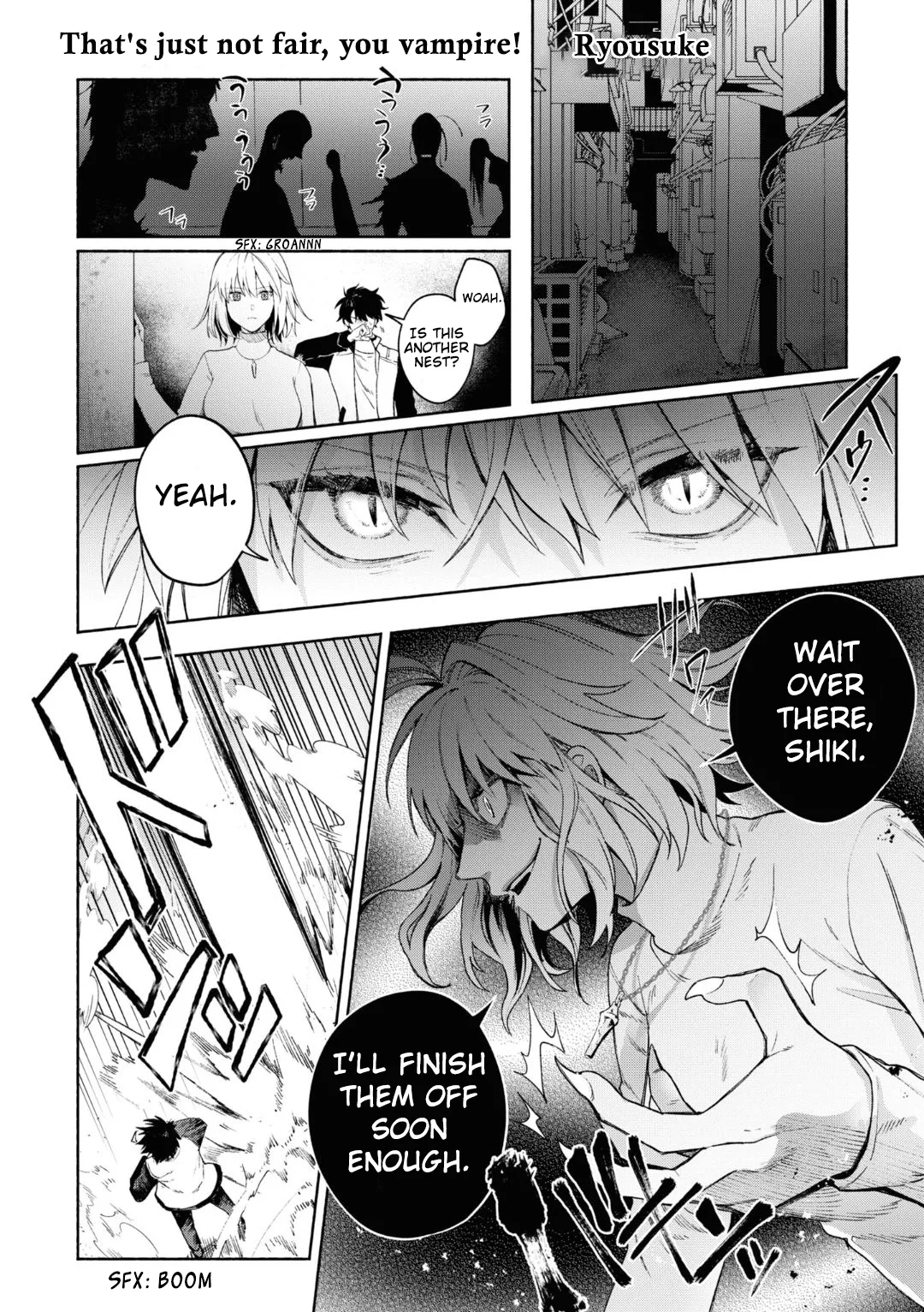 Read Tsukihime -A piece of blue glass moon- Comic Anthology Chapter 12 - That's just not fair, you vampire! (Ryousuke) Online