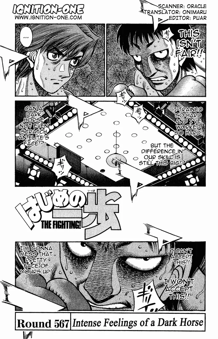 Read Hajime no Ippo Chapter 567 - The Weed's Painful Memory Online