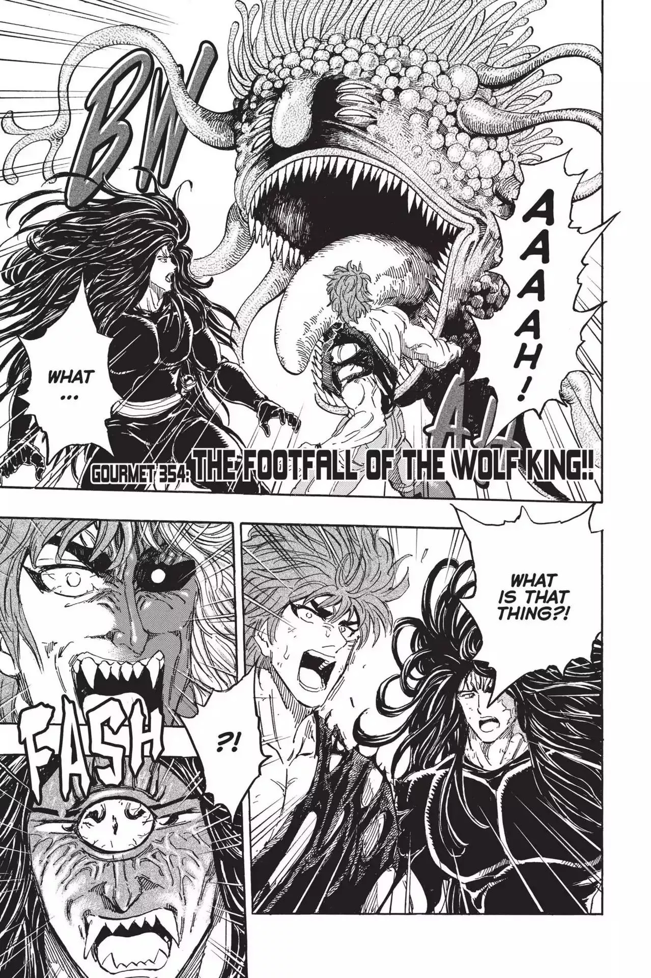 Read Toriko Chapter 354 - Vol.39 Gourmet 354: The Footfall of the Wolf King!! Online