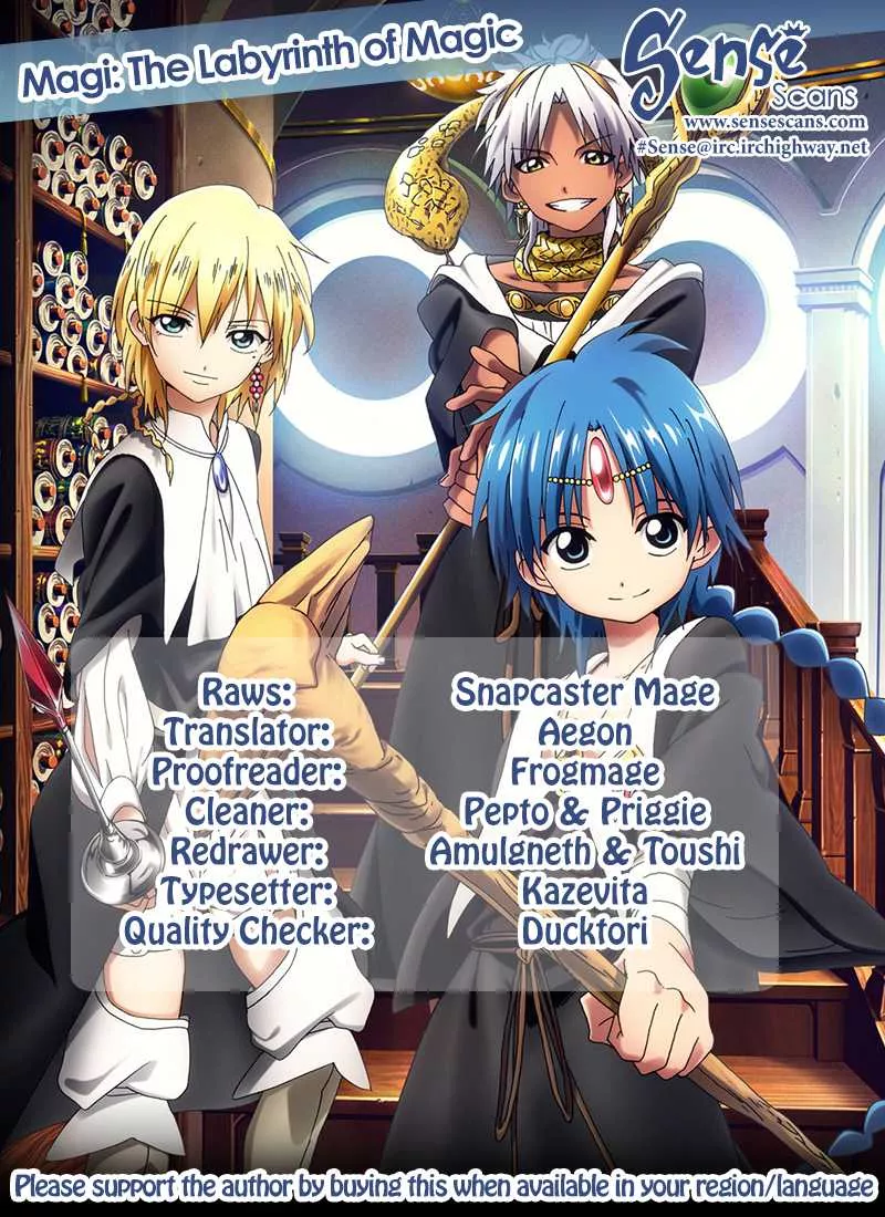 Read Magi – Labyrinth of Magic Chapter 263 - Aladdin's Will Online