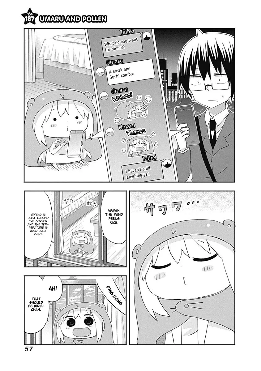 Read Himouto! Umaru-chan Chapter 187 - Umaru and pollen Online