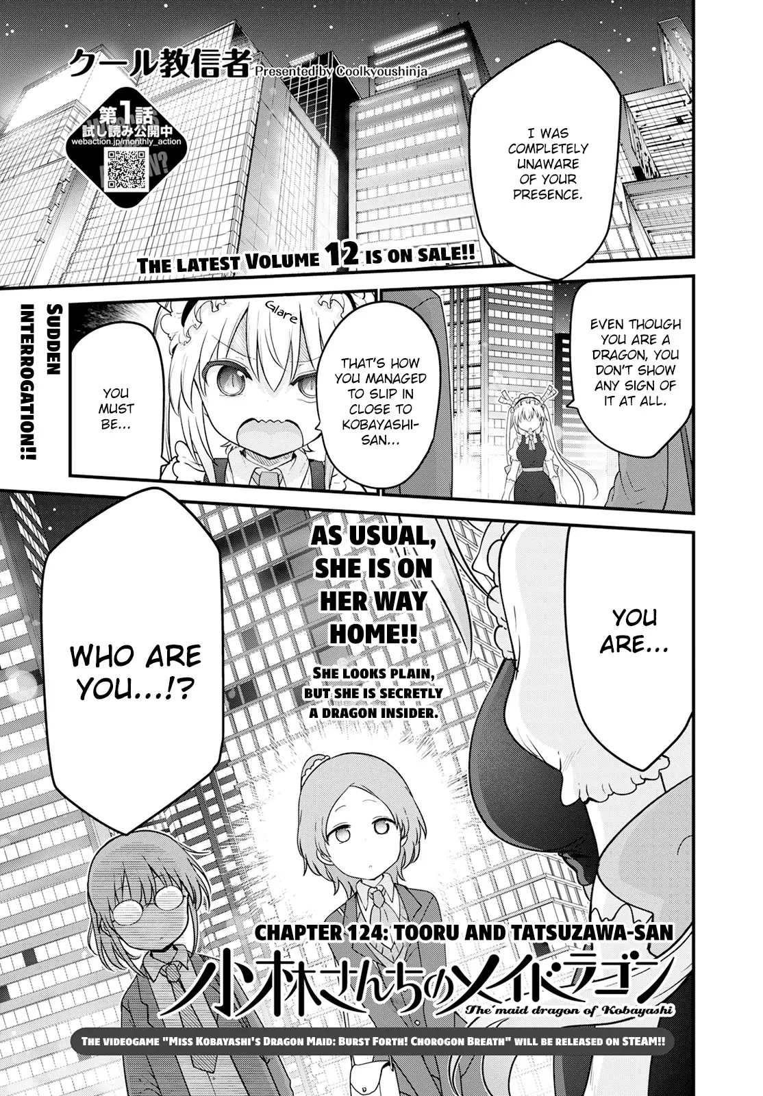 Read Kobayashi-san Chi no Maid Dragon Chapter 124 - Tooru and Tatsuzawa-san Online