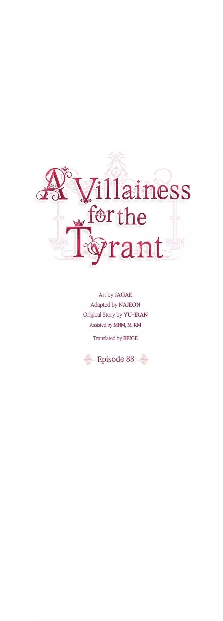 Read A Villainess for the Tyrant Chapter 88 Online