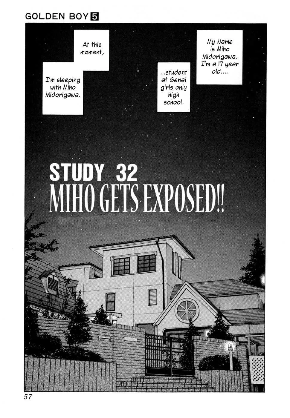 Read Golden Boy Chapter 32 - Miho Gets Exposed Online