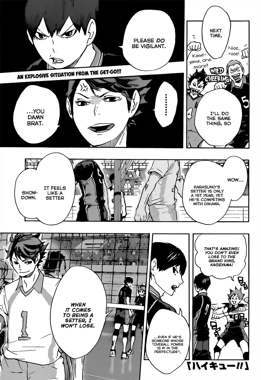 Read Haikyu!! Chapter 50 - The Setter Showdown Online