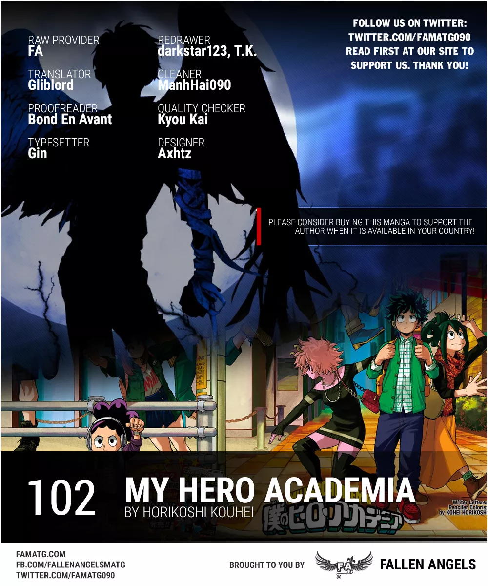 Read Boku no Hero Academia Chapter 102 - A Thought Online