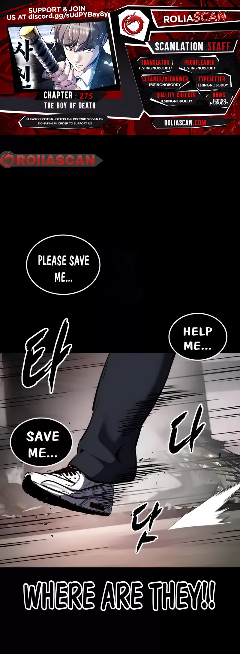 Read The Boy of Death Chapter 275 Online