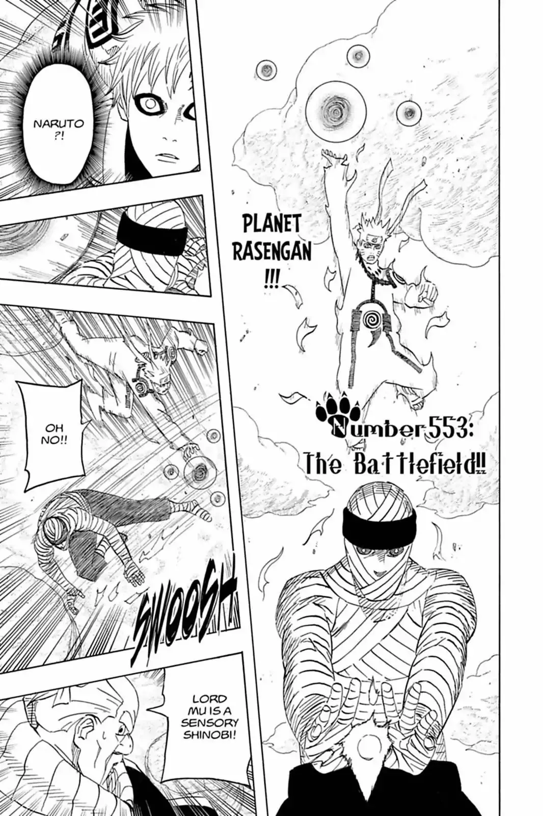 Read Naruto Chapter 553 - The Battlefield!! Online