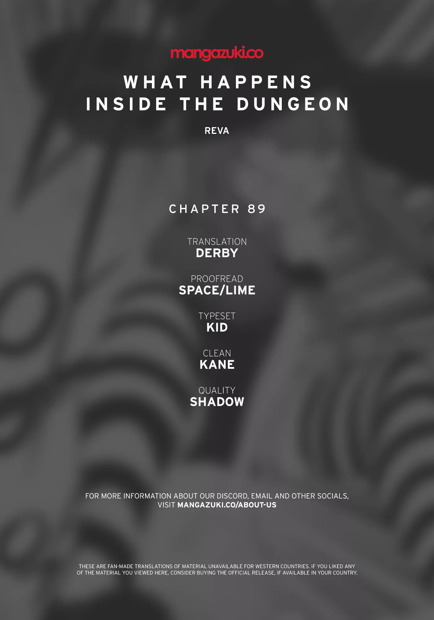 Read What Happens Inside the Dungeon Chapter 89 Online