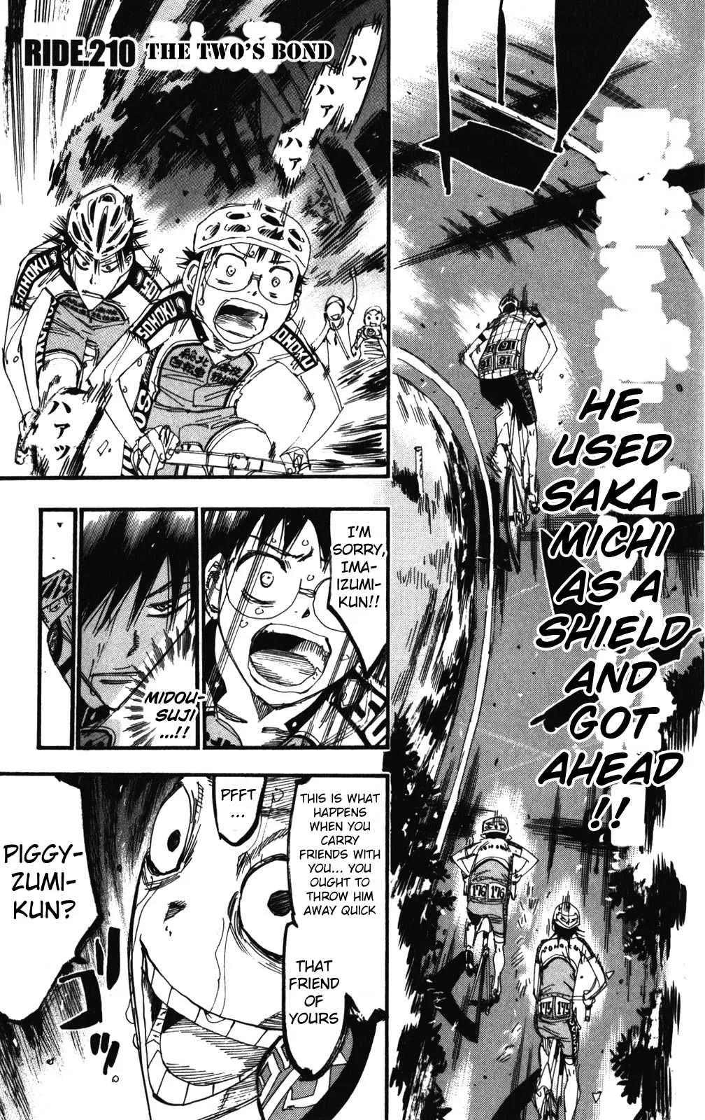 Read Yowamushi Pedal Chapter 210 - The Two's Bond Online