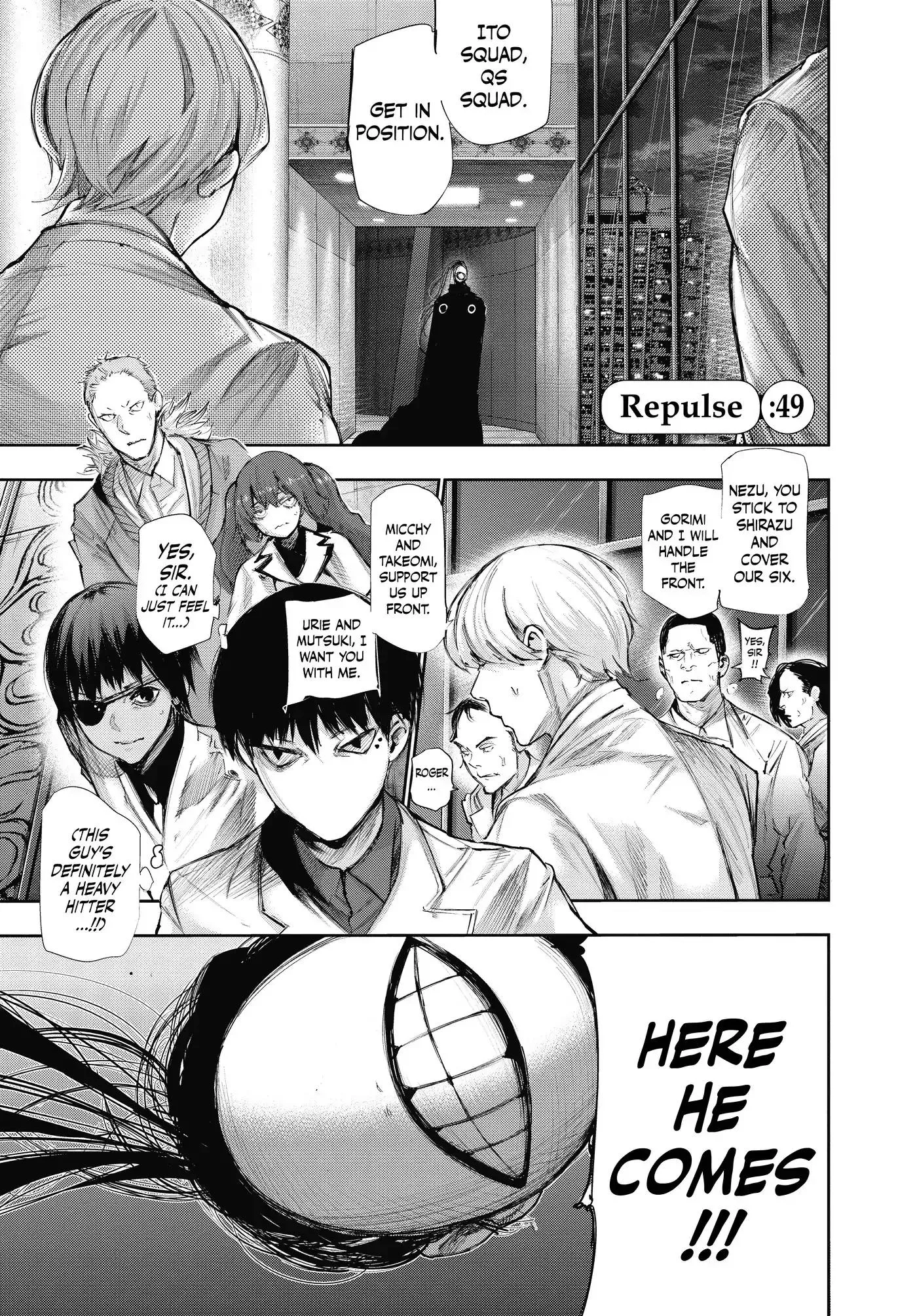 Read Tokyo Ghoul:re Chapter 49 - Repulse Online