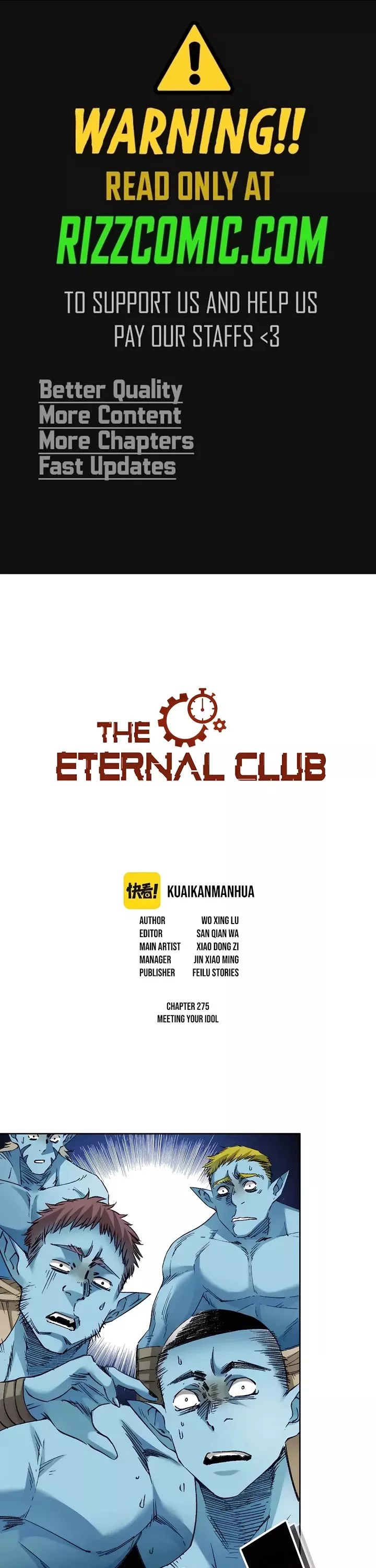 Read Eternal Club Chapter 275 Online