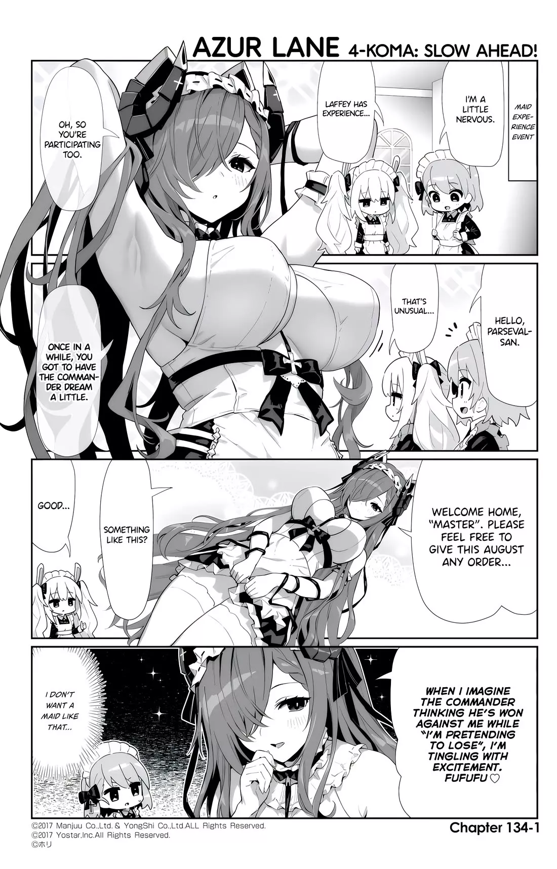 Read Azur Lane 4-koma: Slow Ahead Chapter 134 - August von Parseval Online