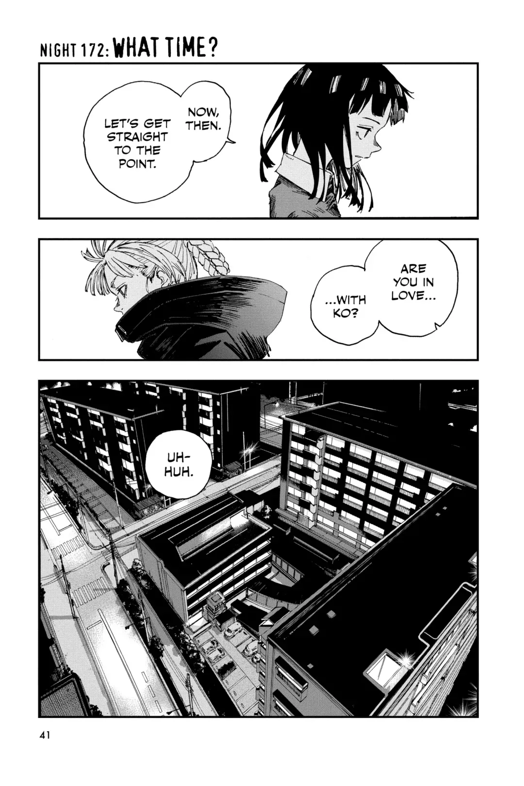 Read Yofukashi no Uta Chapter 172 Online