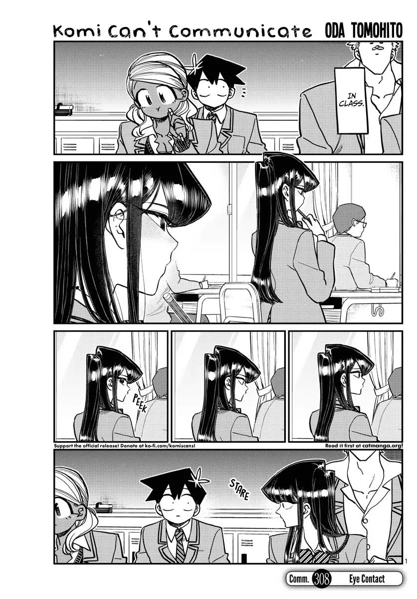 Read Komi-san wa Komyushou Desu Chapter 308 - Eye Contact Online