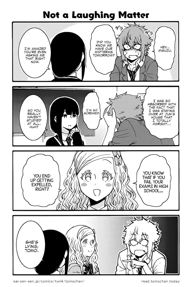 Read Tomo-chan wa Onna no ko! Chapter 291 - Not A Laughing Matter Online