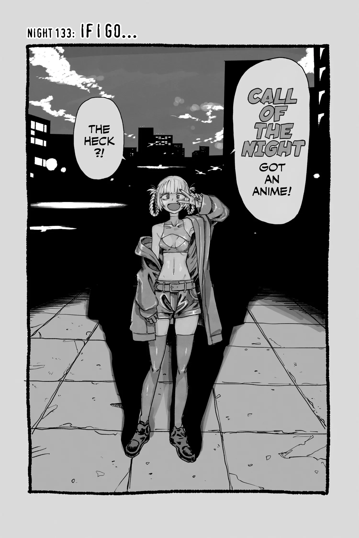 Read Yofukashi no Uta Chapter 133 Online
