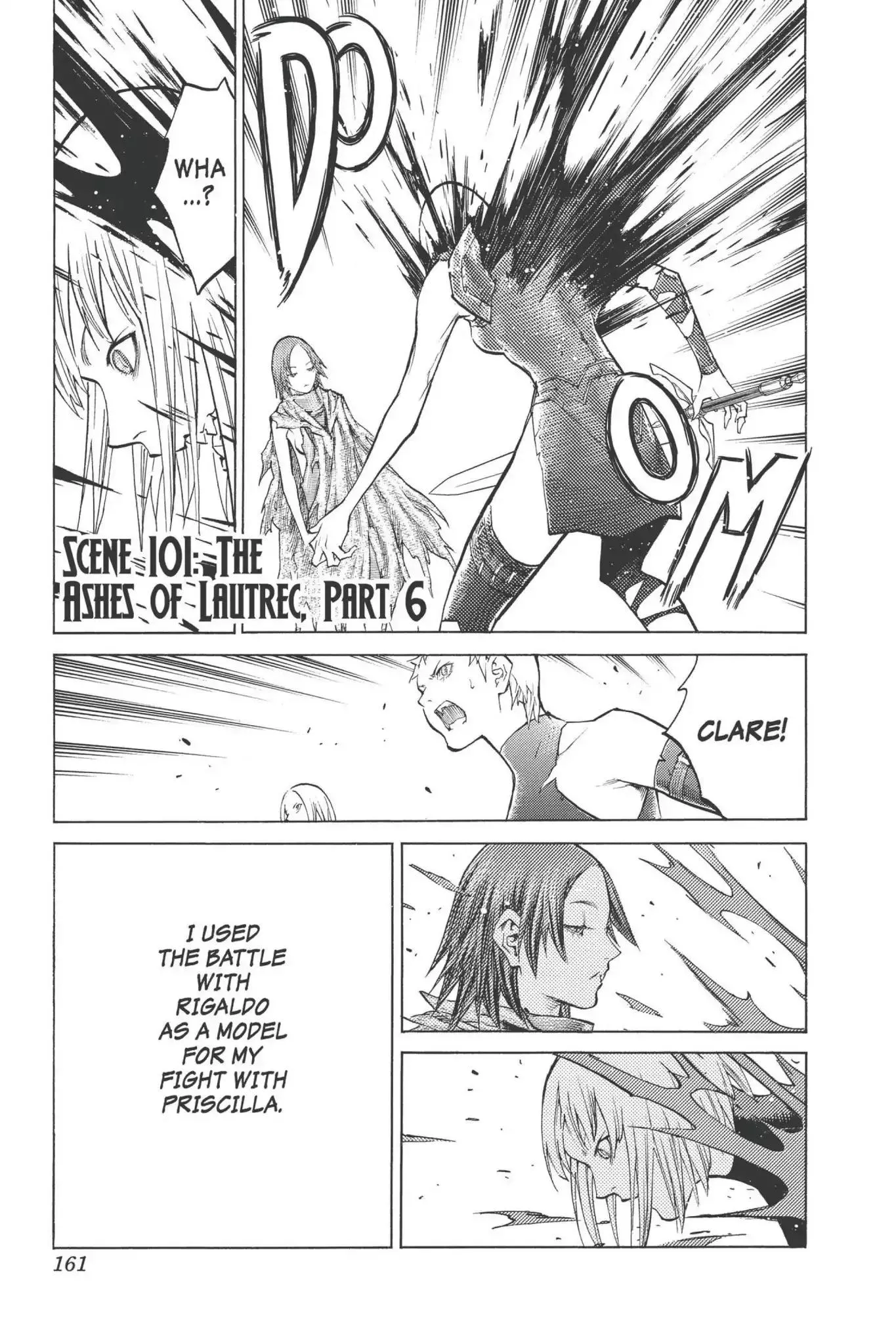 Read Claymore Chapter 101 - Vol.18 Scene 101: The Ashes of Lautrec, Part 6 Online