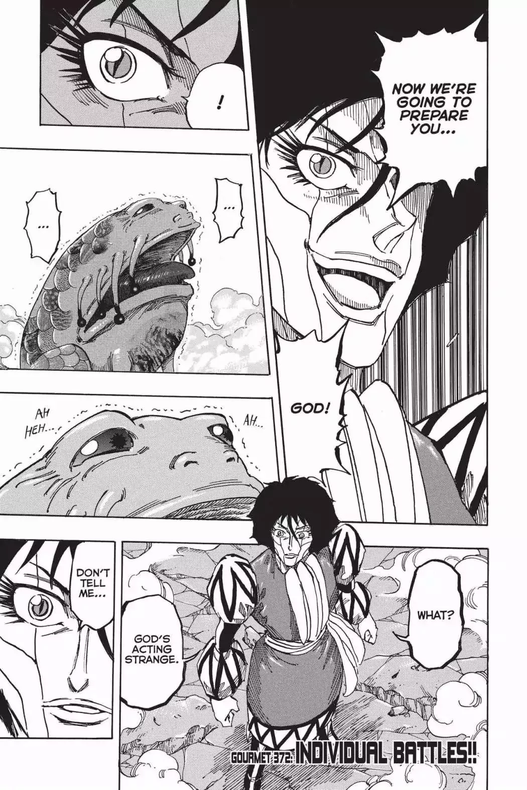 Read Toriko Chapter 372 - Vol.41 Gourmet 372: Individual Battles!! Online