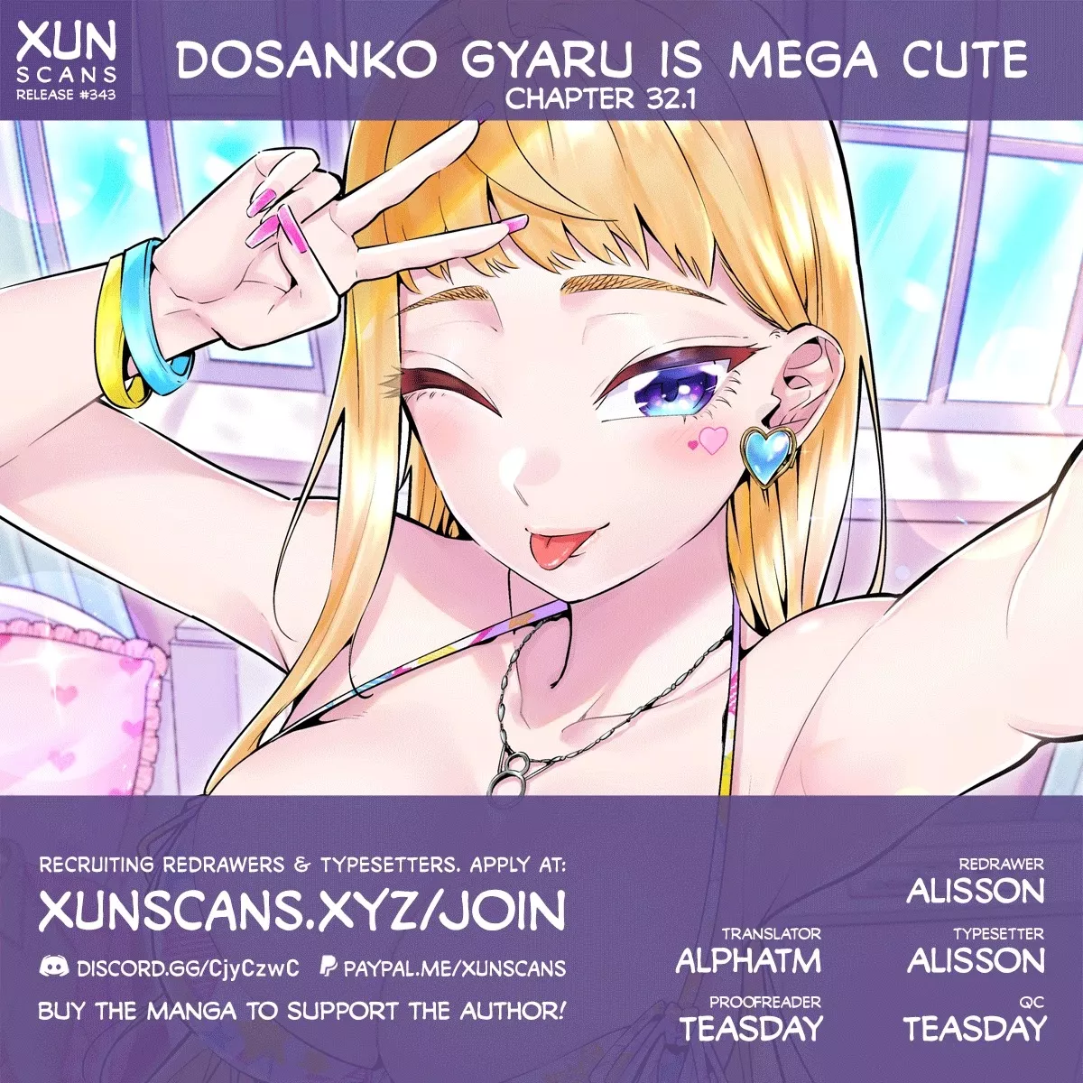 Read Dosanko Gyaru Is Mega Cute Chapter 32.1 Online