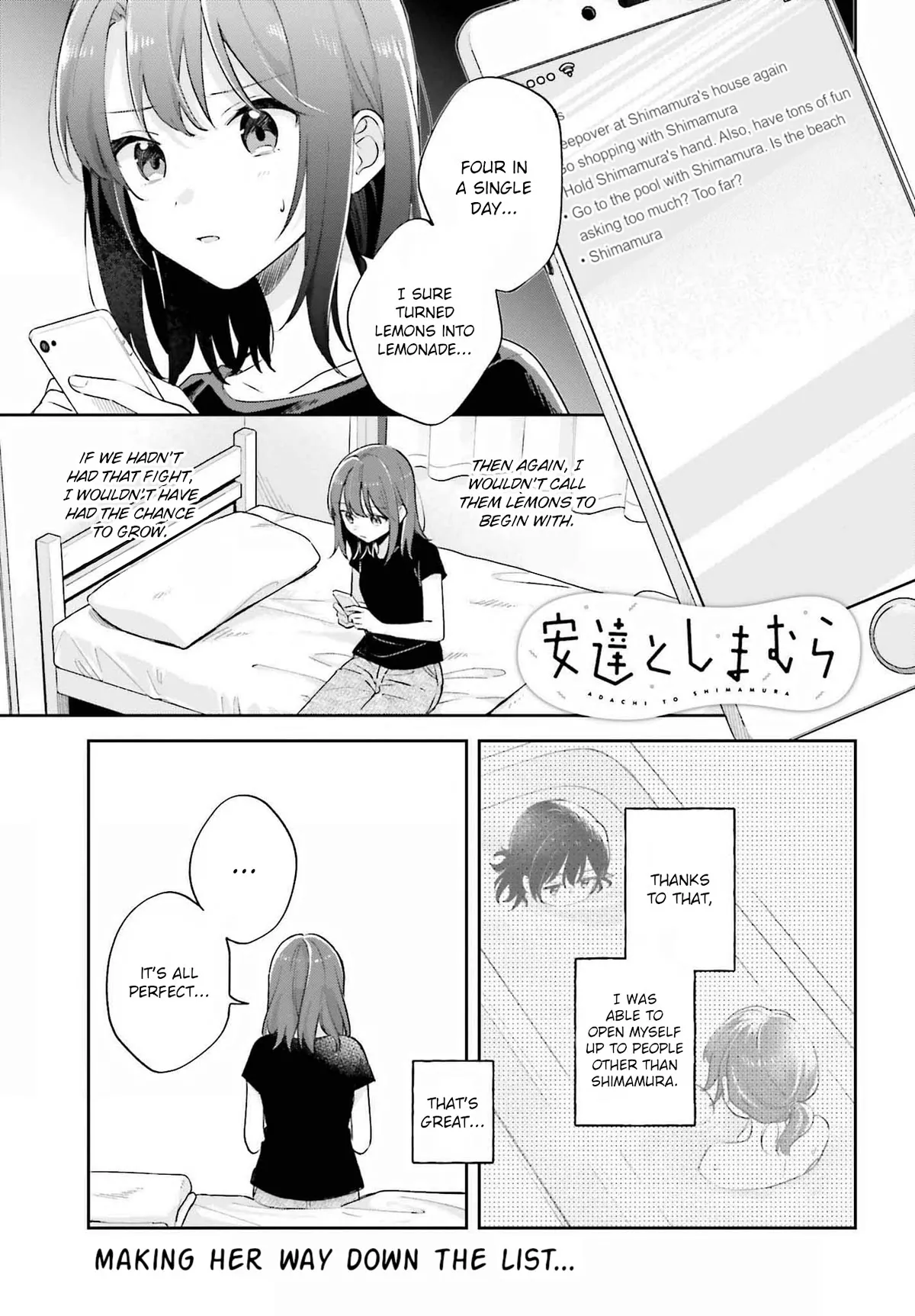 Read Adachi to Shimamura (Moke Yuzuhara) Chapter 33.1 - Adachi Revival Online