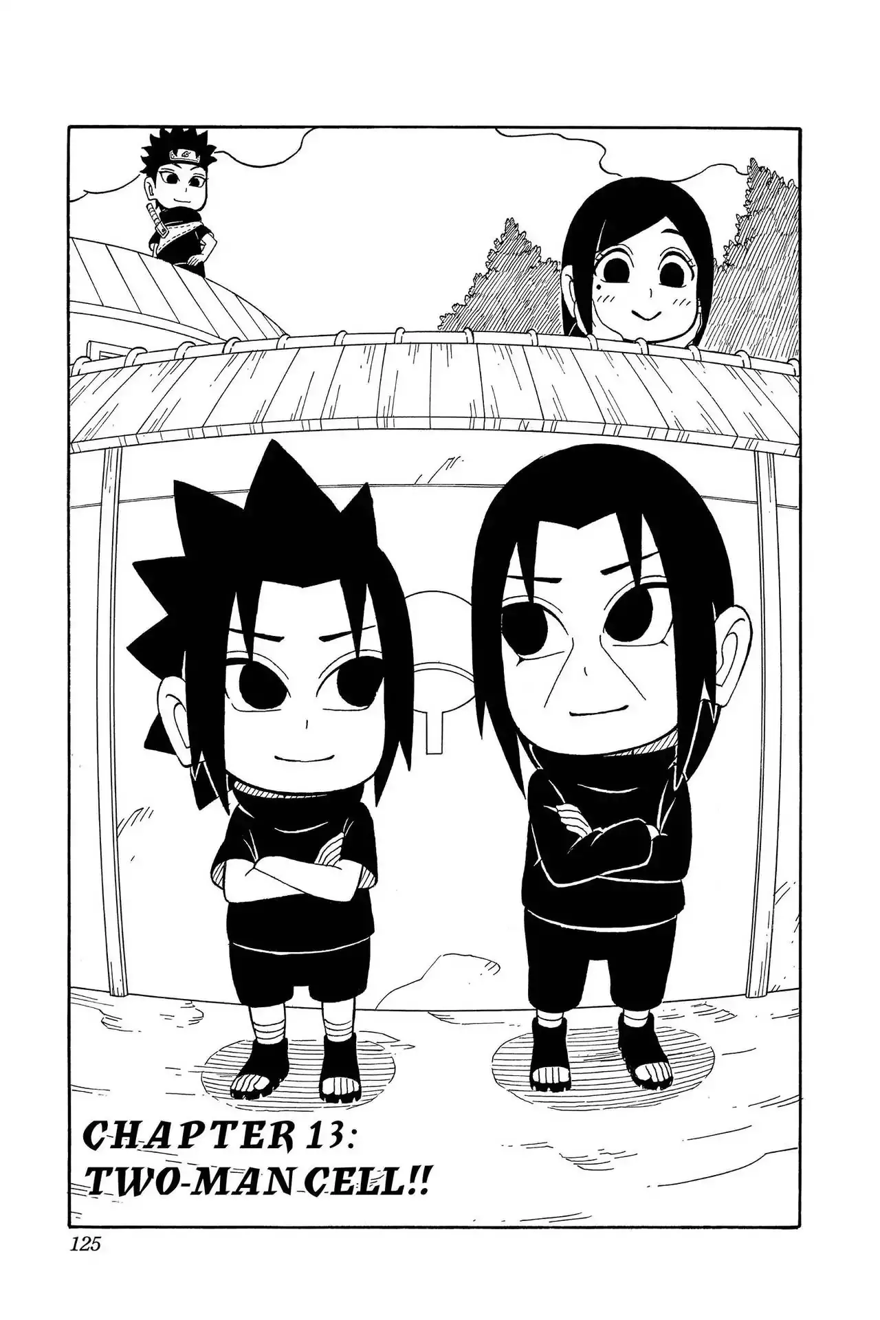 Read Naruto: Chibi Sasuke’s Sharingan Legend Chapter 13 - Two-Man Cell!! Online