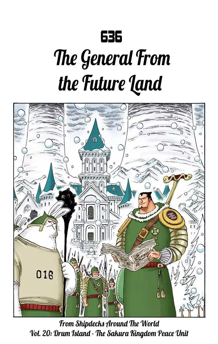 Read One Piece Chapter 636 - The General From the Future Land Online