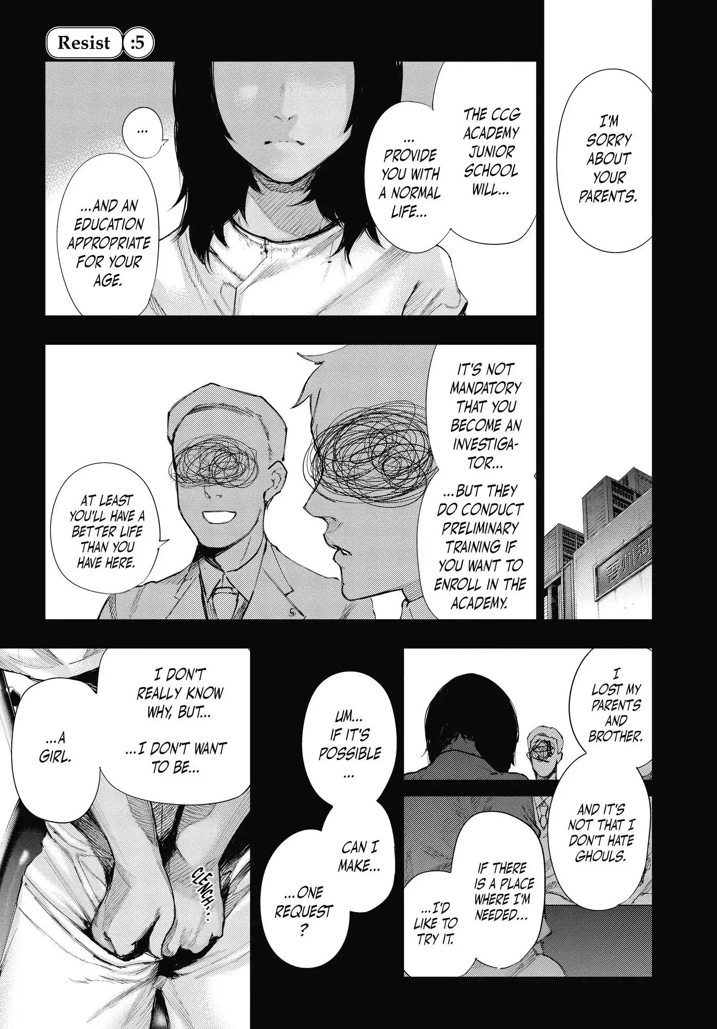 Read Tokyo Ghoul:re Chapter 5 - Resist Online