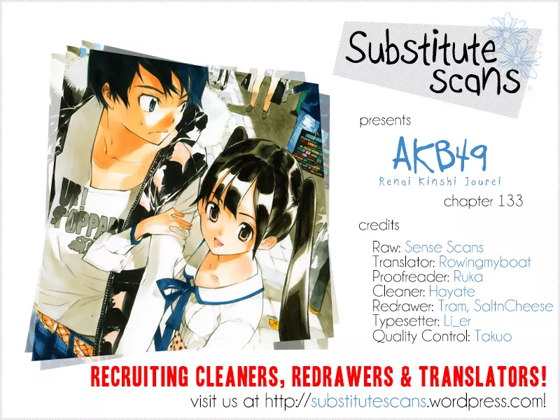 Read AKB49 – Renai Kinshi Jourei Chapter 133 - Alice's Gamble Online