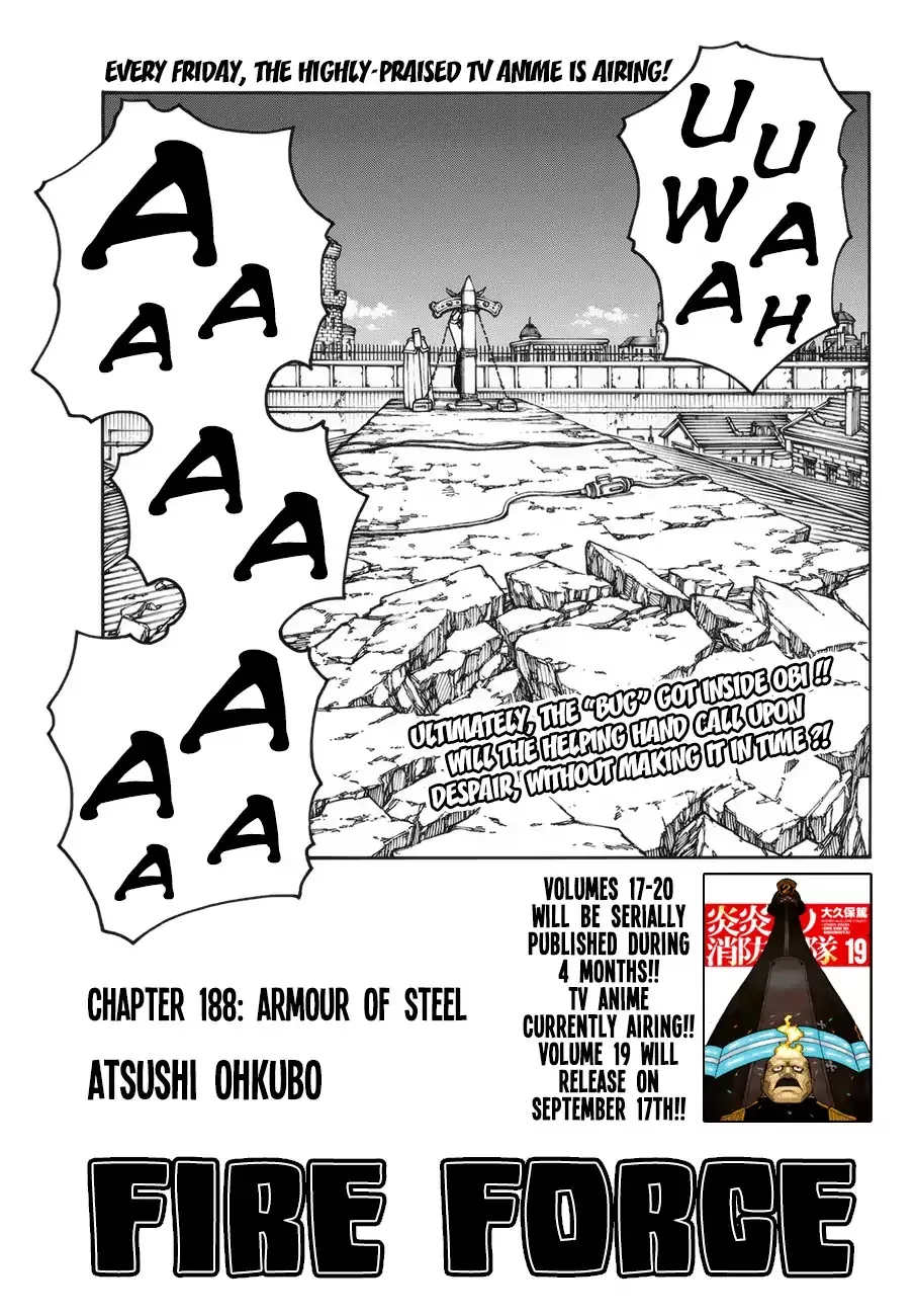 Read Enen no Shouboutai Chapter 188 - Armour of Steel Online