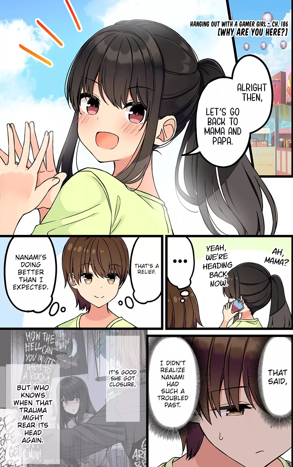 Read Hanging Out With a Gamer Girl Chapter 186 - Why Are You Here? Online