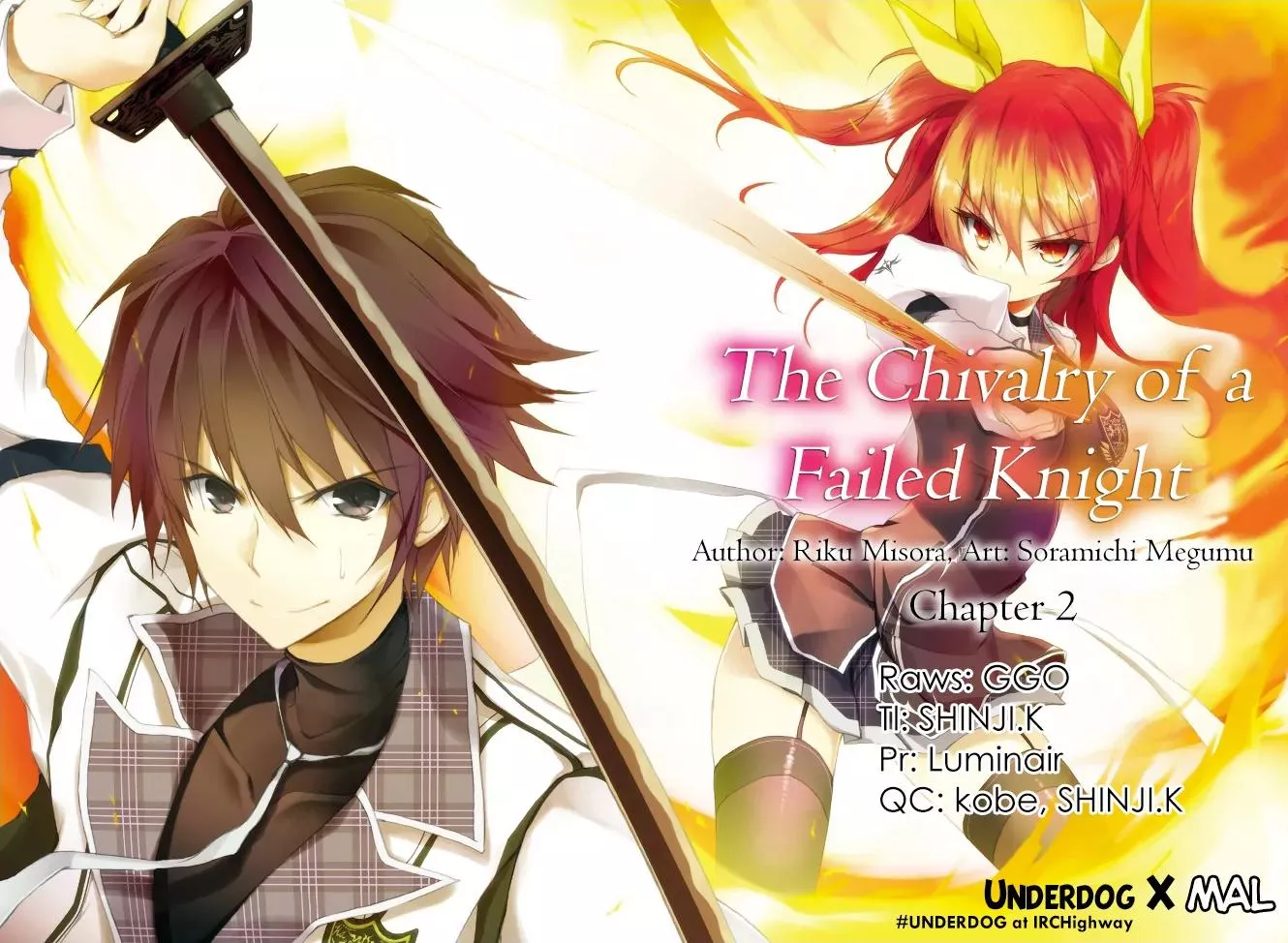 Read Rakudai Kishi no Eiyuutan Chapter 2 - The Reason to Fight Online