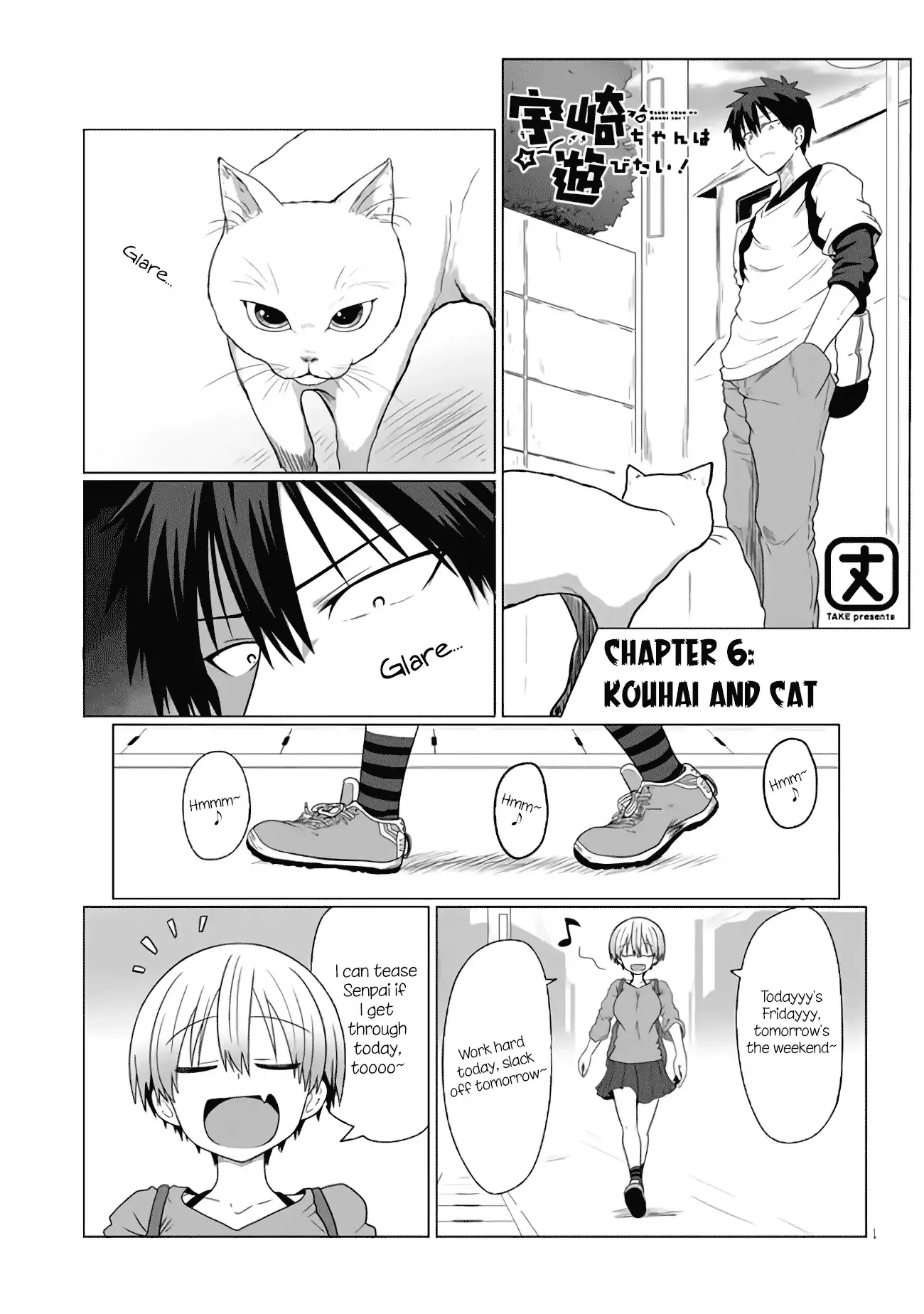 Read Uzaki-chan wa Asobitai! Chapter 6 - Kouhai and Cat Online