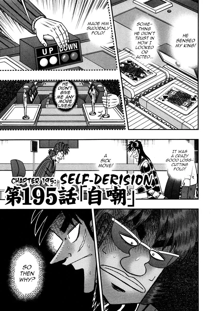 Read Gambling Outcast Kaiji: The One Poker Arc – Kaiji Part 5 Chapter 195 - Self-Derision Online