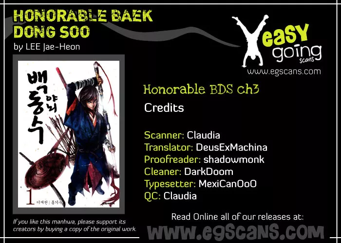 Read Honorable Baek Dong Soo Chapter 3 - Betrayal Online