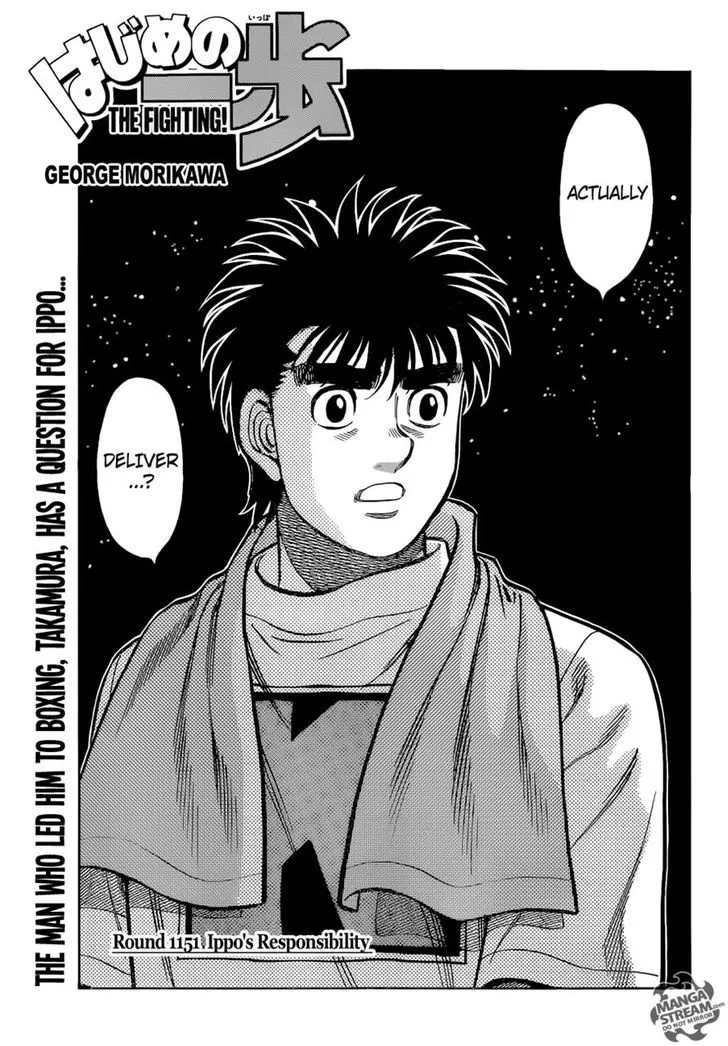 Read Hajime no Ippo Chapter 1151 - Ippo's Responsibility Online