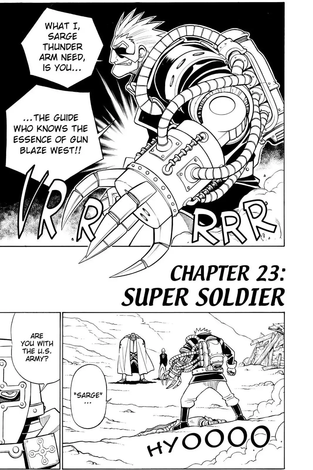 Read Gun Blaze West Chapter 23 - Super Soldier Online