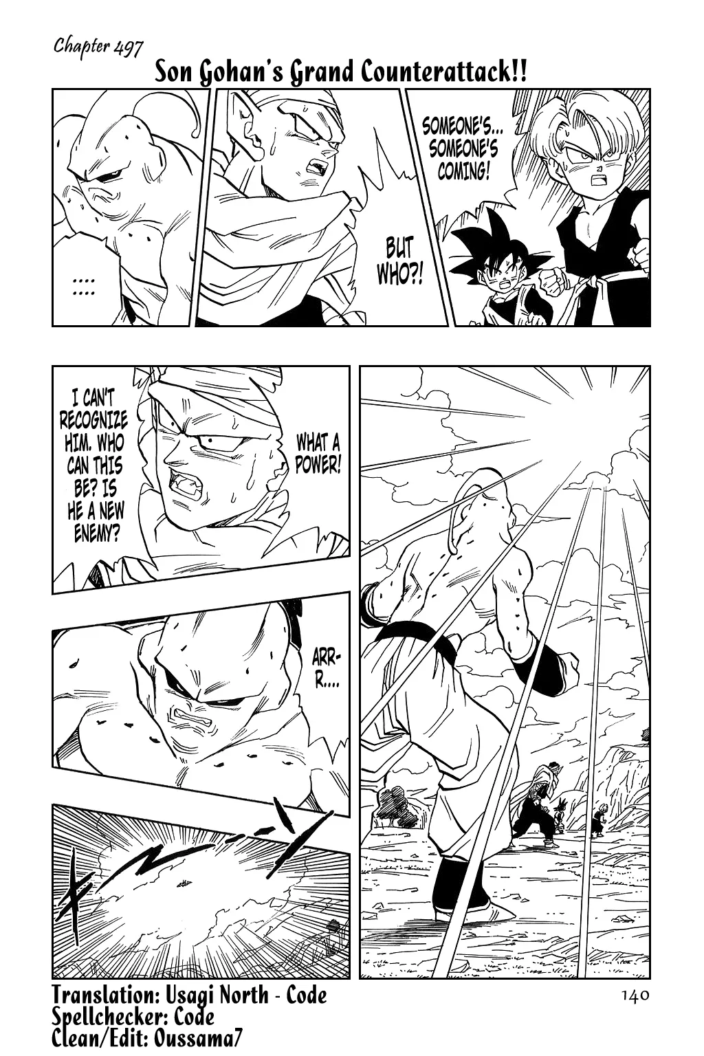 Read Dragon Ball Chapter 497 - Son Gohan's Grand Counterattack!! Online