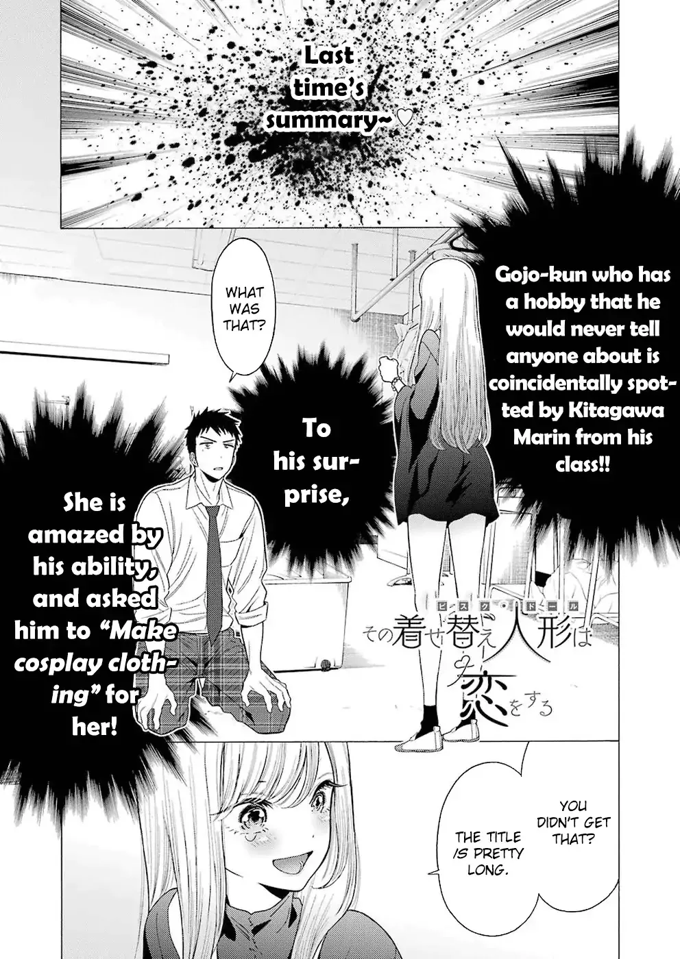 Read Sono Bisque Doll wa Koi wo suru Chapter 2 Online