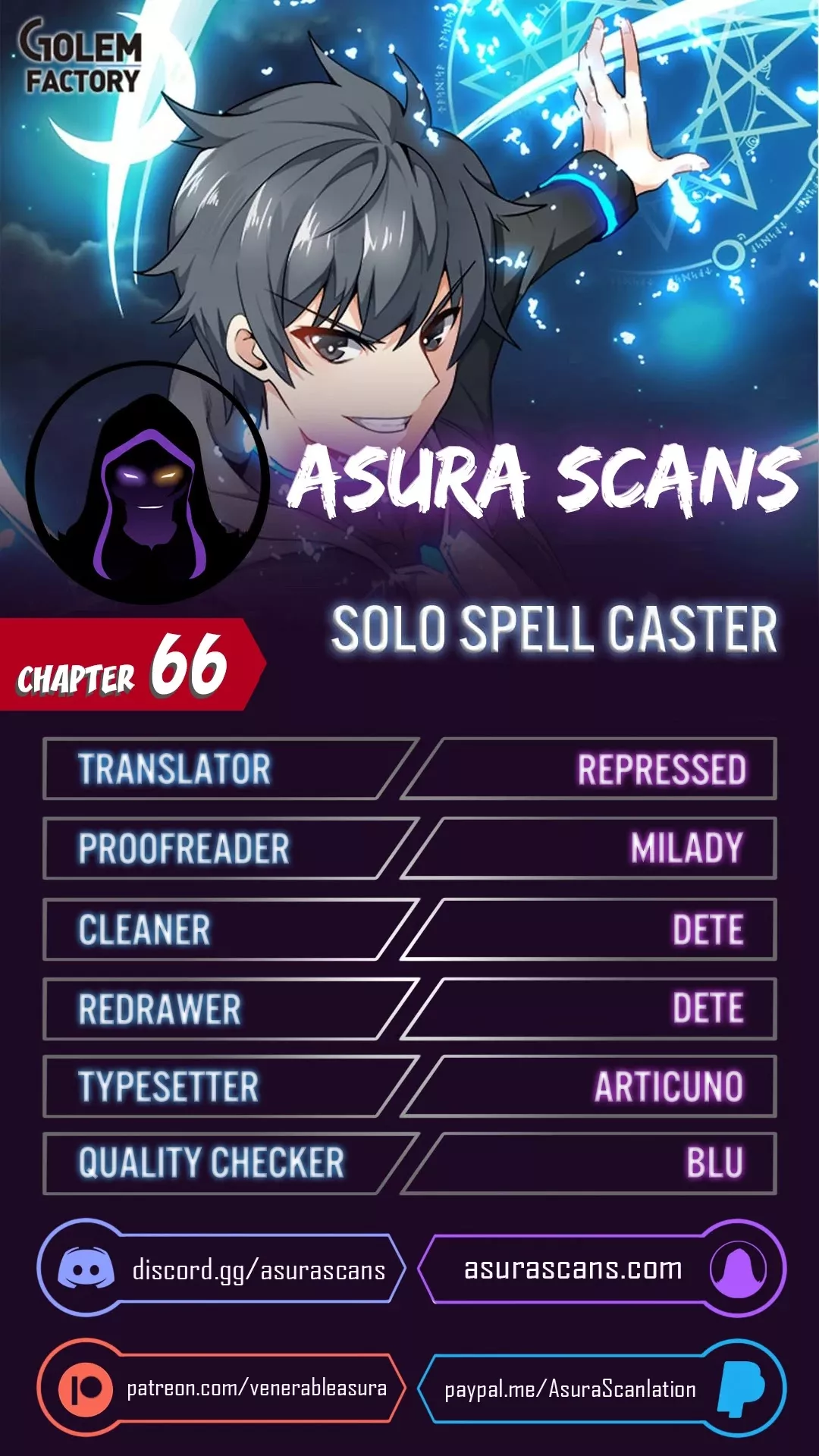 Read Solo Spell Caster Chapter 66 Online