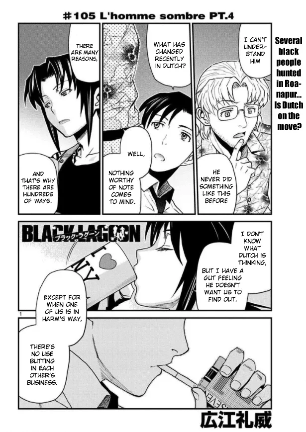 Read Black Lagoon Chapter 105 - L'homme sombre Pt.4 Online