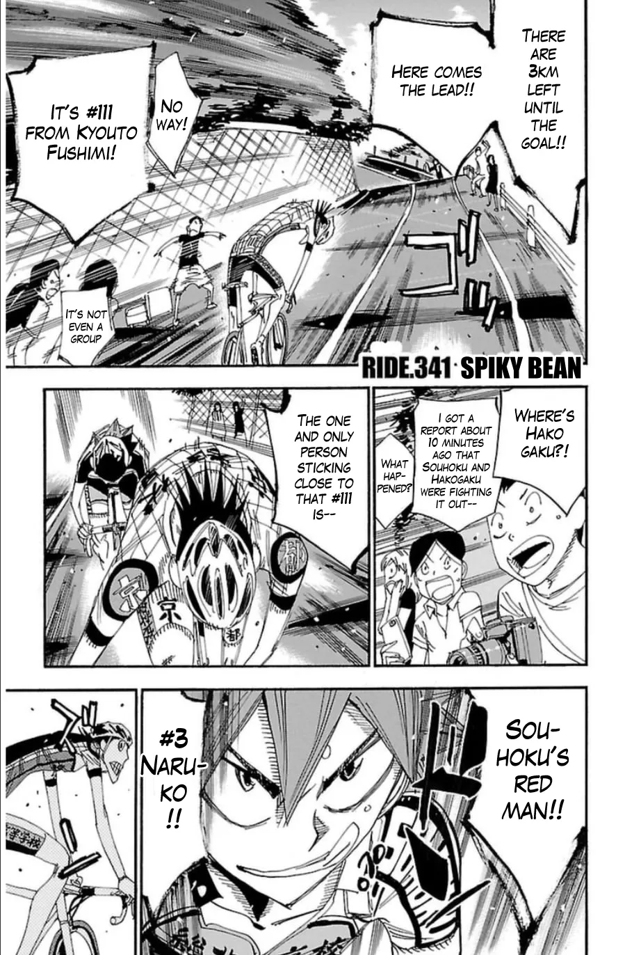 Read Yowamushi Pedal Chapter 341 - Spiky bean Online