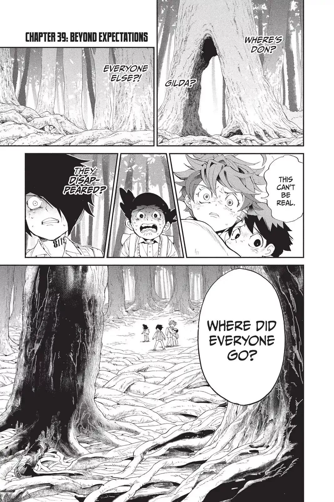 Read Yakusoku no Neverland Chapter 39 - Beyond Expectations Online