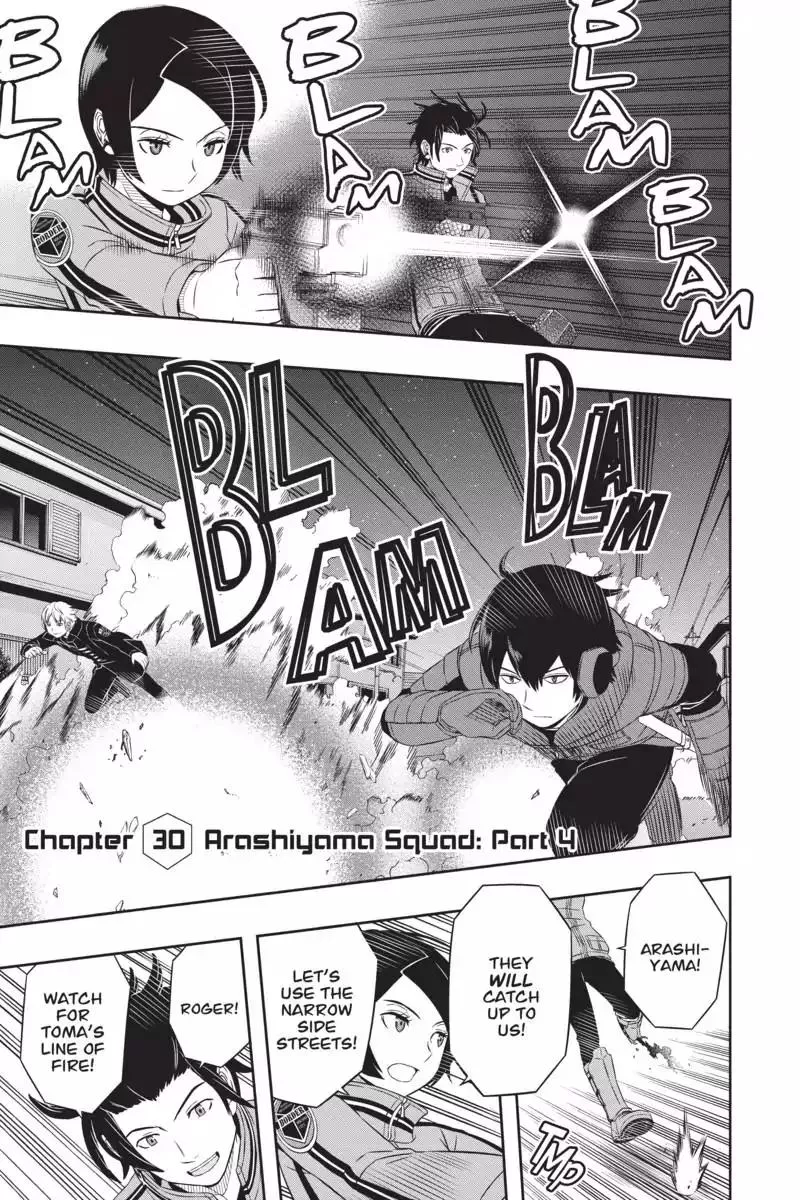 Read World Trigger Chapter 30 - Arashiyama Squad: Part 4 Online