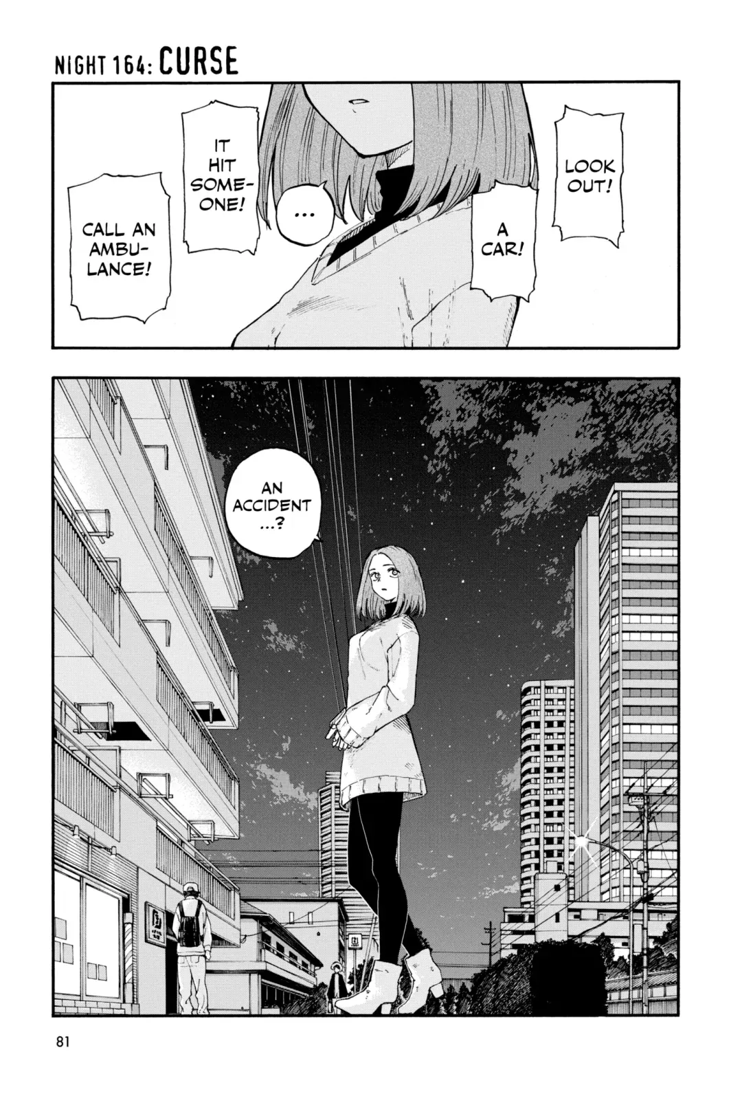 Read Yofukashi no Uta Chapter 164 Online