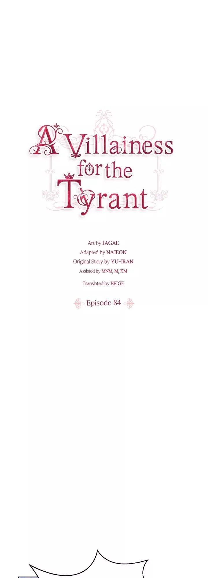 Read A Villainess for the Tyrant Chapter 84 Online