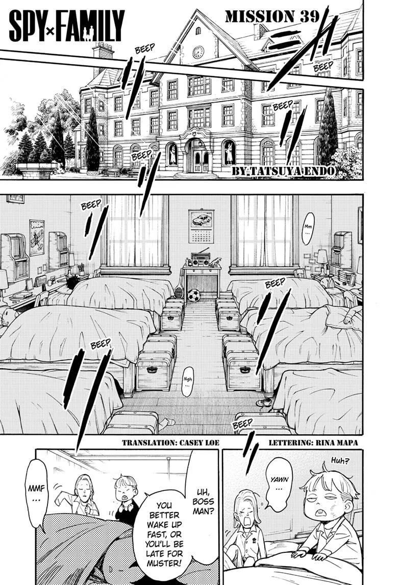 Read SPY x FAMILY Chapter 39 Online